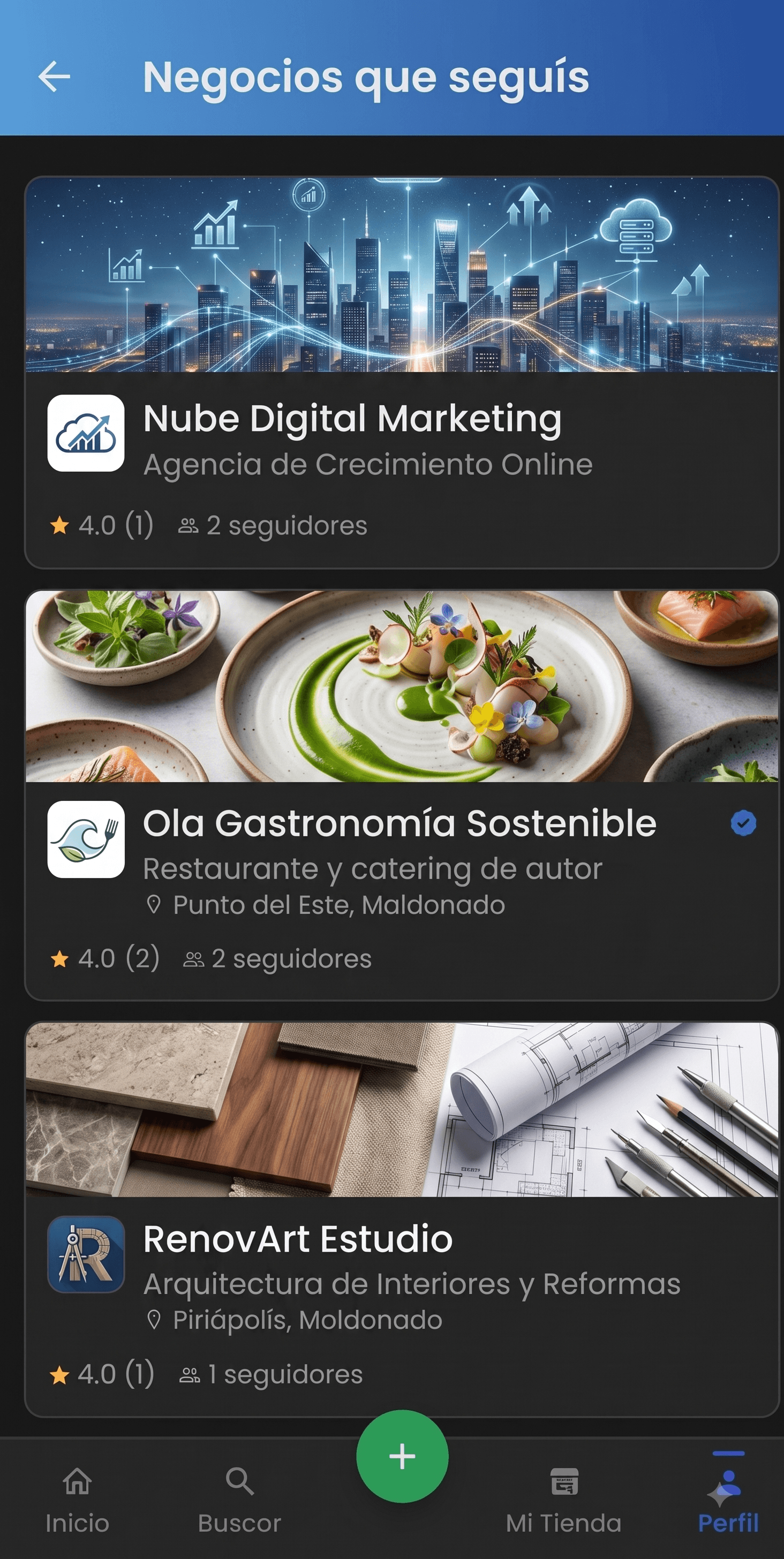 Seguí tus favoritos